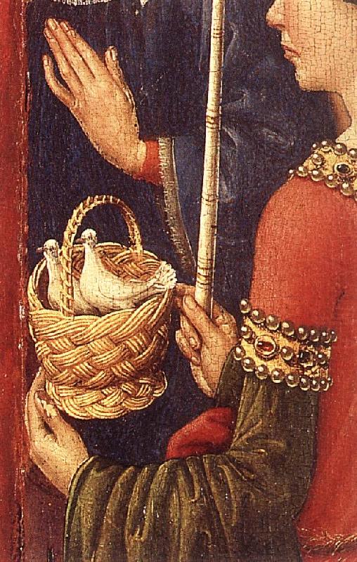 DARET, Jacques Altarpiece of the Virgin (detail) f china oil painting image